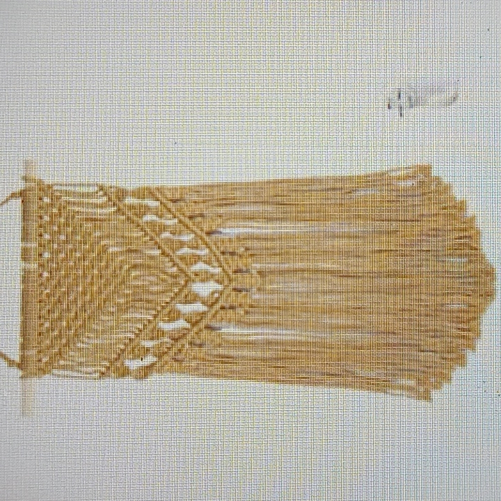 Beautiful boho soft yellow wall hanging. NWT!